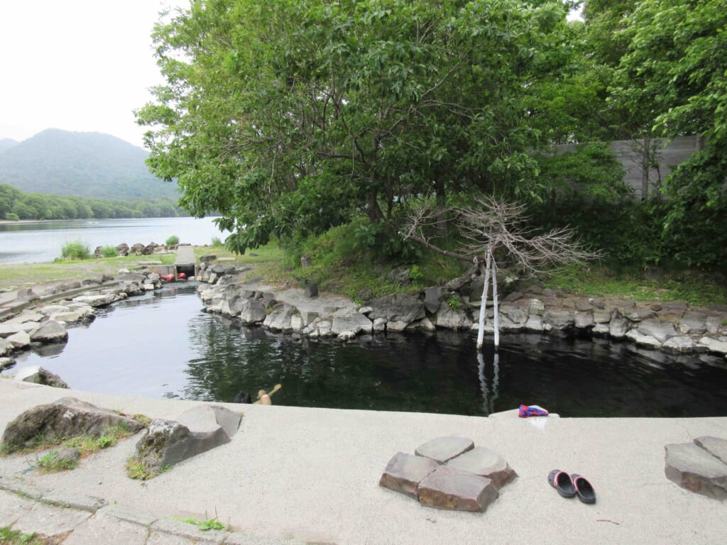 和琴湖畔キャンプフィールドの露天風呂