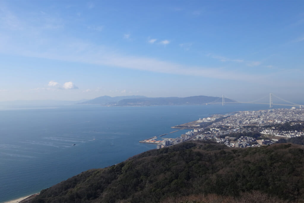 友ヶ島を一望する紀伊水道