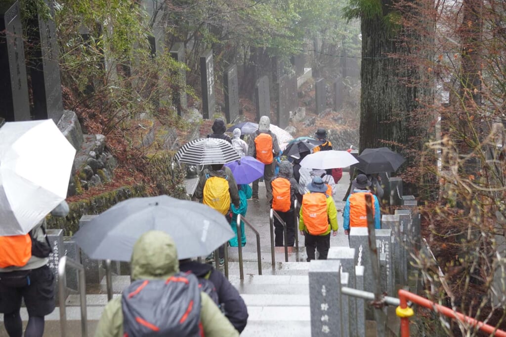 武蔵御嶽神社の長い階段