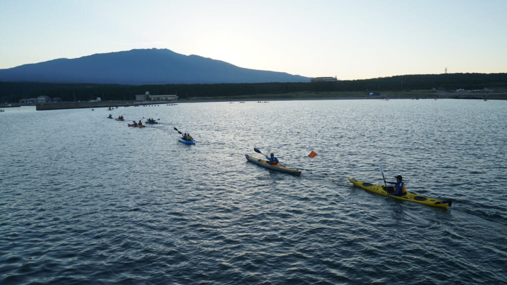 鳥海山 SEA TO SUMMIT 2023のカヌー競技