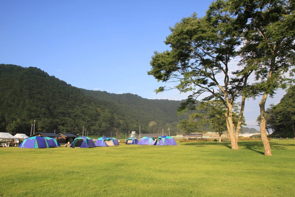 岩手県田野畑村の明戸キャンプ場