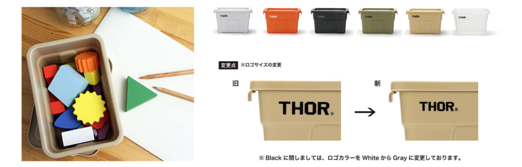 THORのコンテナボックス