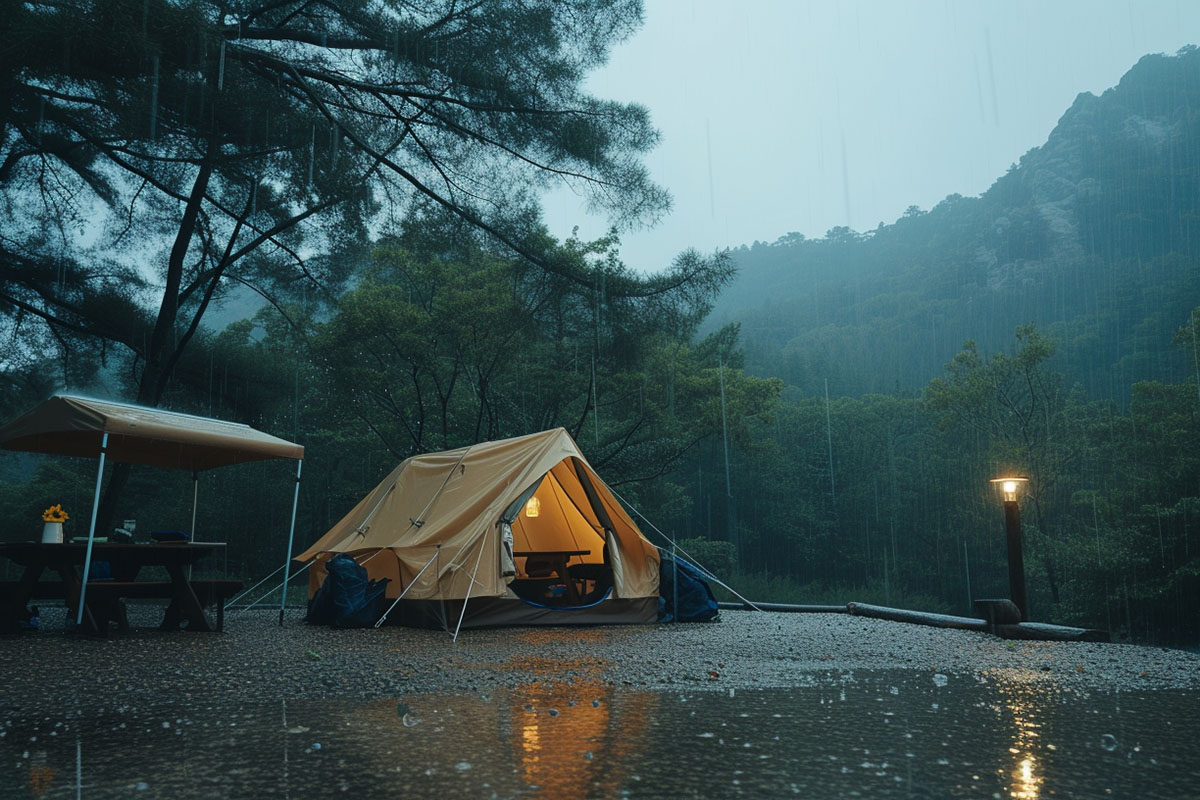 残念な雨のキャンプを全力で楽しむなら！ 意外と知らない効果的な小さな工夫とは | soto lover - ソトラバ