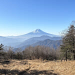 雁ヶ腹摺山から望む富士山