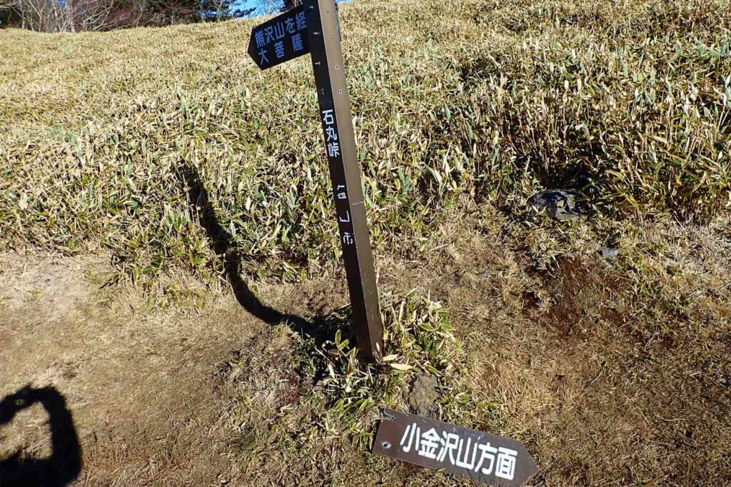 秀麗富嶽十二景の二番山頂の小金沢山登山