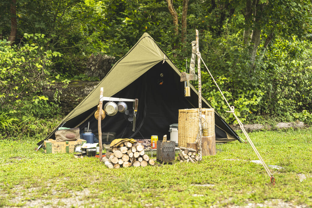 キャンプサイトのイメージ
