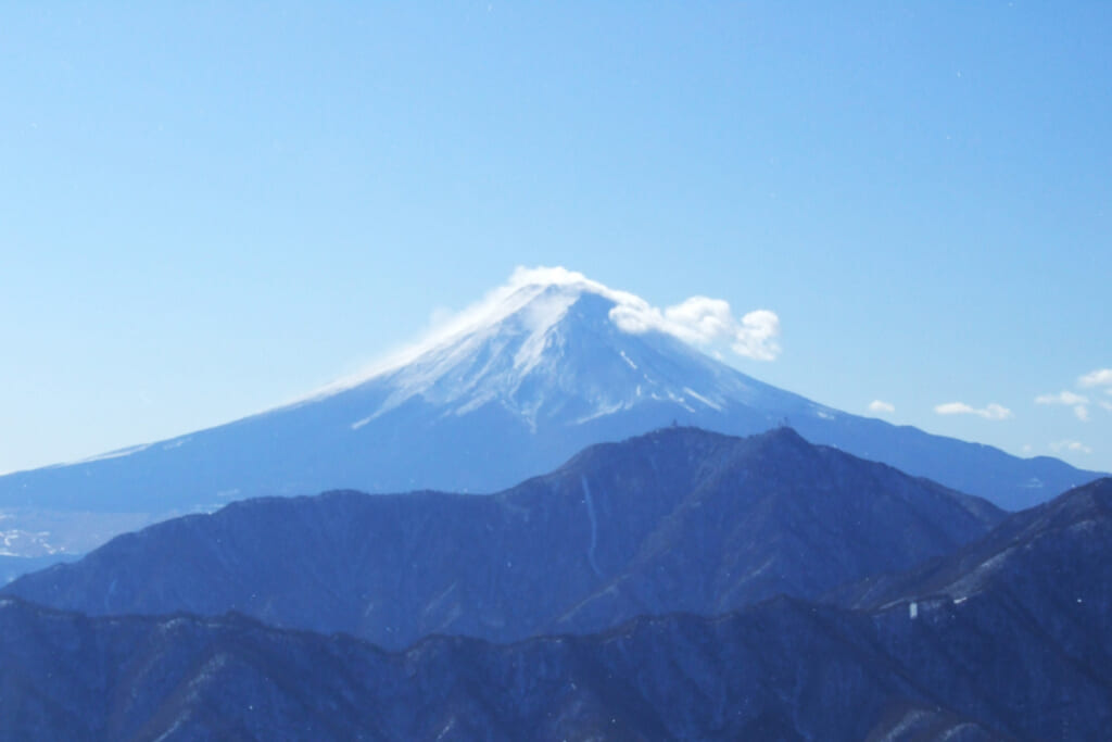 滝子山から望む富士山