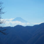 鶴寝山から望む富士山