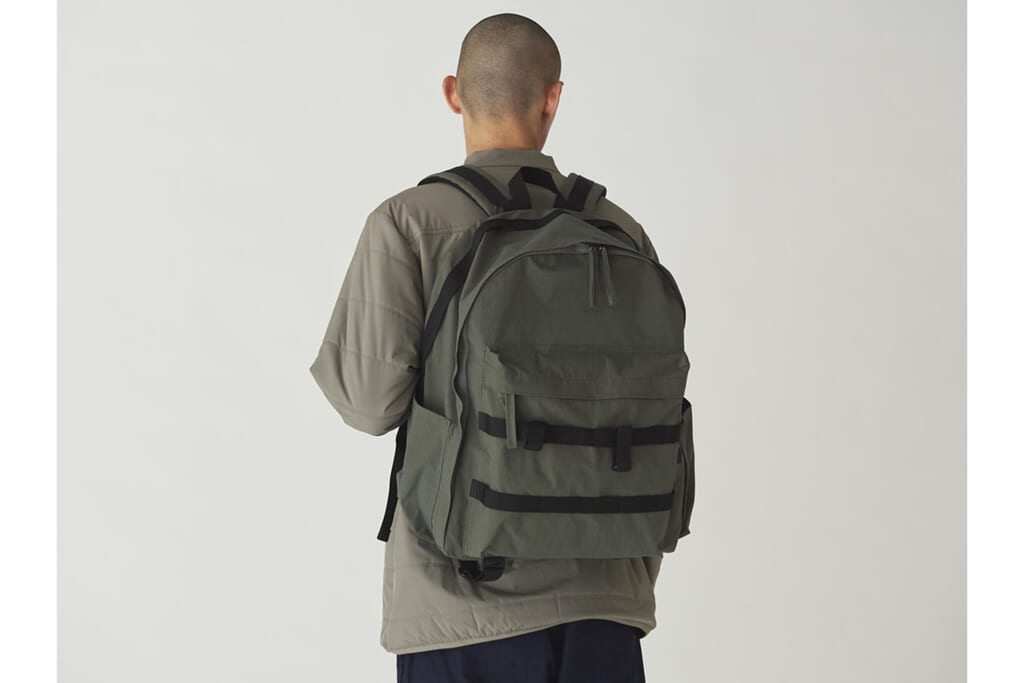 スノーピークのLW Taslan Ripstop Backpackの使用イメージ