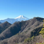 御前山から眺める富士山