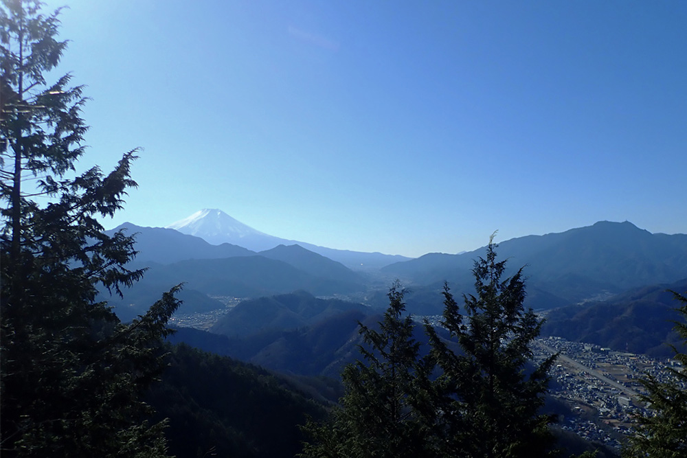 天狗岩からの富士山