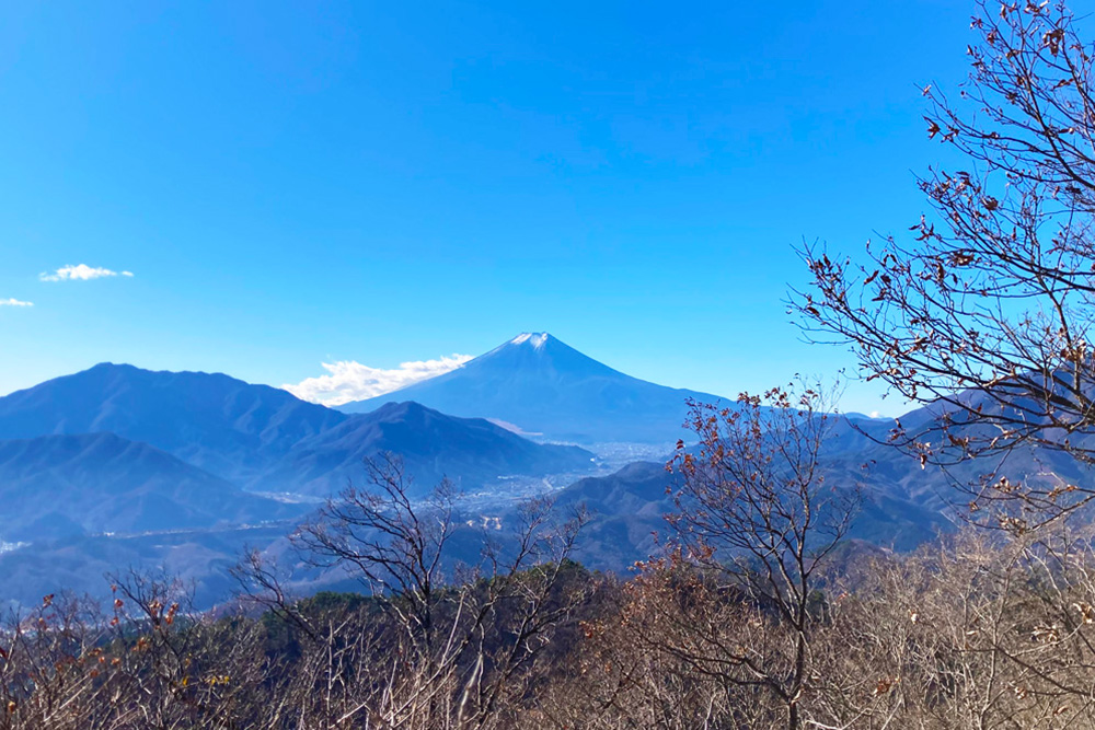 高川山から望む富士山