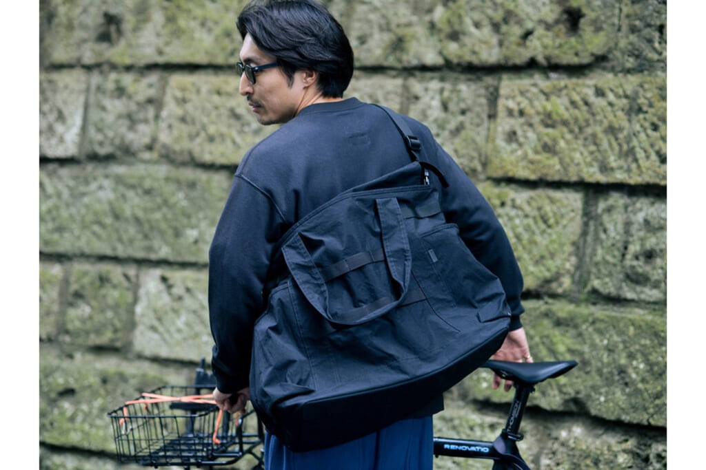 スノーピークのLW Taslan Ripstop Tote Bagのドッキングイメージ