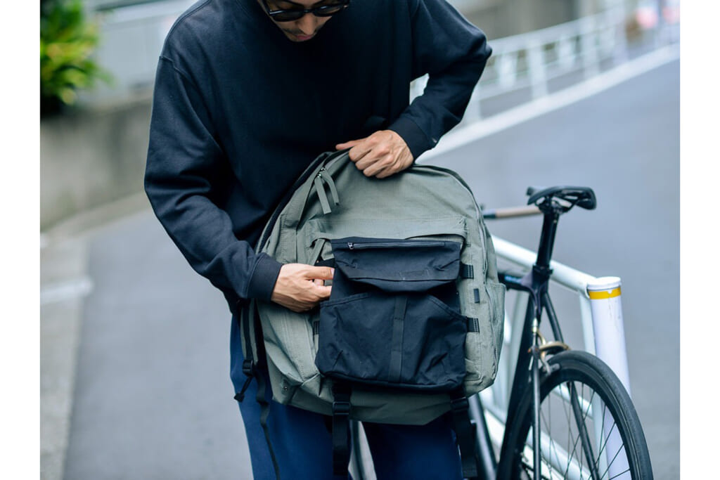 スノーピークのLW Taslan Ripstop Tote Bagのドッキングイメージ