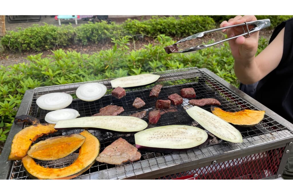 夏野菜たっぷりのBBQ