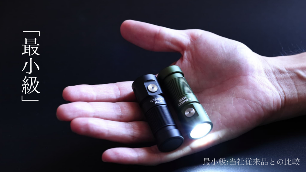 CYANSKYの超小型LED懐中電灯M23R