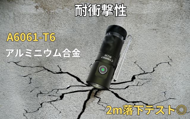 CYANSKYの超小型LED懐中電灯M23R