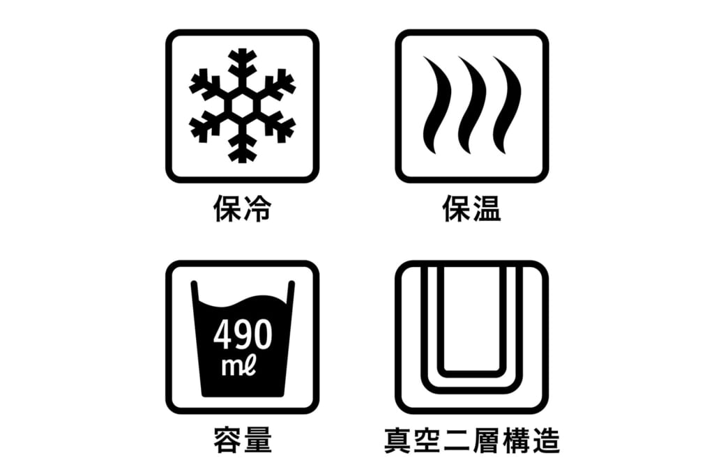 BOCCAの極軽ストラップ付きボトルの仕様