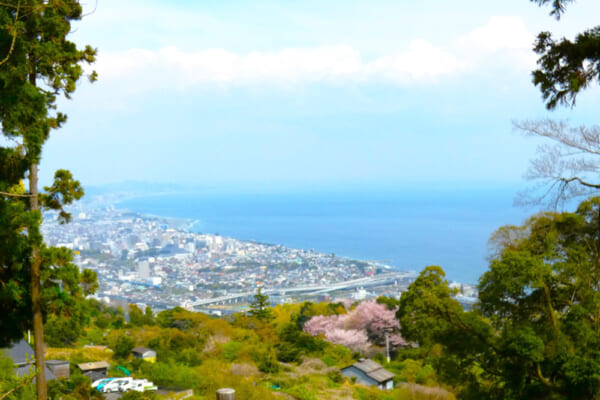 不動山から相模湾の眺望