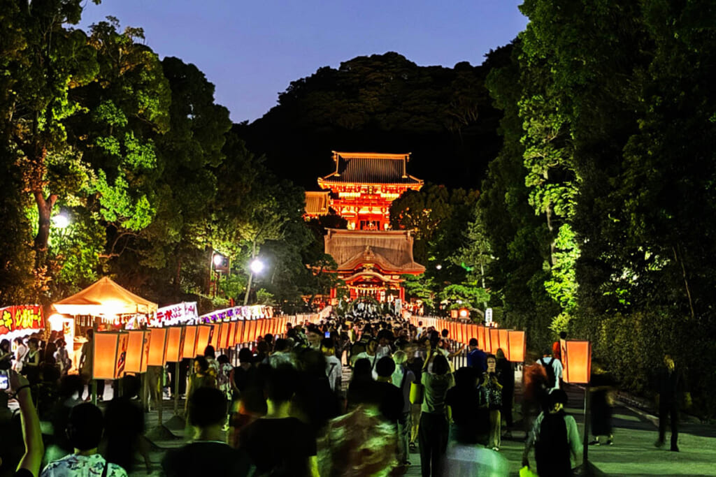 鶴岡八幡宮のぼんぼり祭