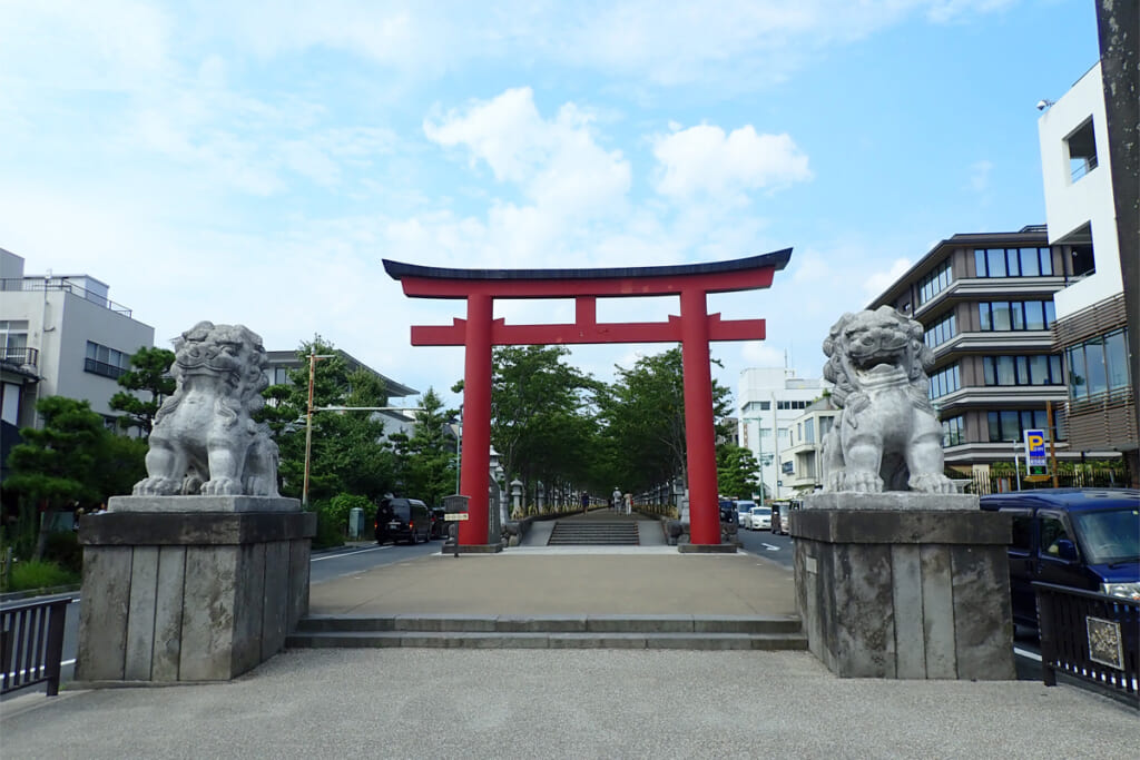 鎌倉駅からの段葛