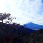 清八山の山頂から望む富士山