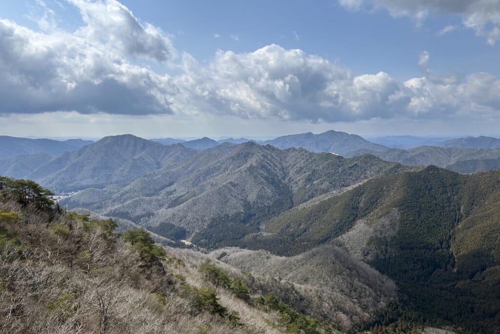 白髪岳山頂からの眺望