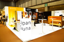 Japan Saunaの出展ブース