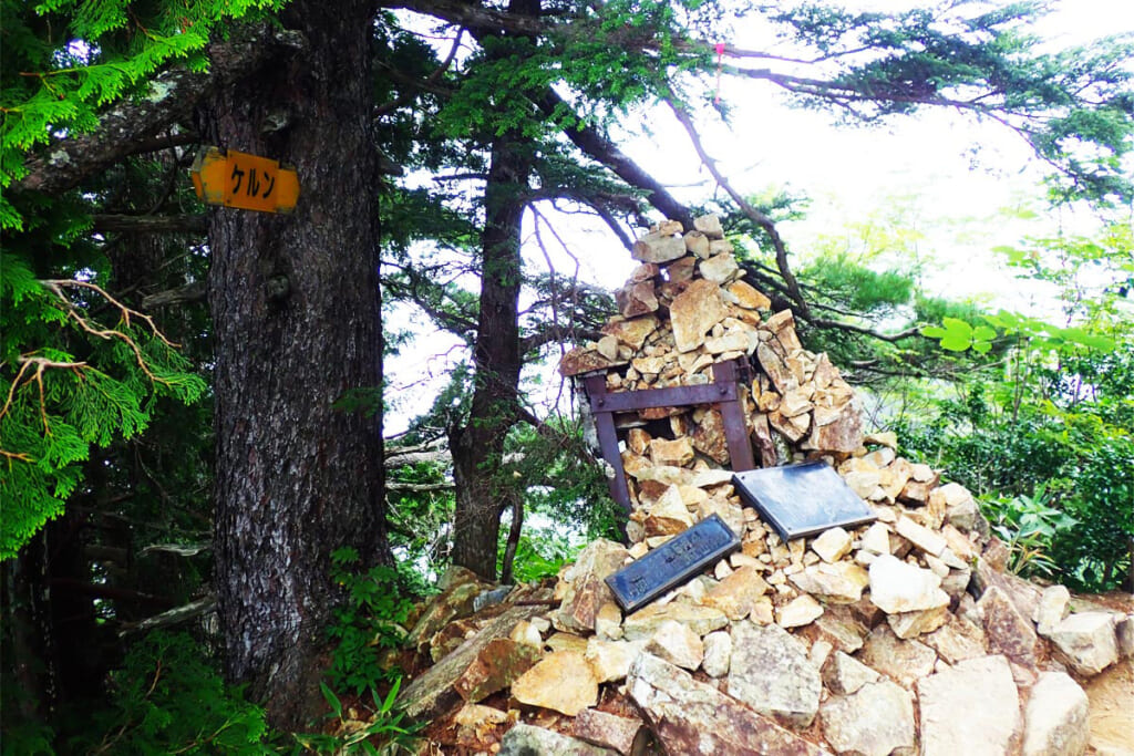 柏原新道の登山ルート