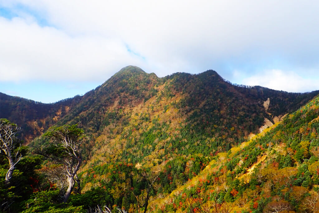 男体山と対をなす女峰山