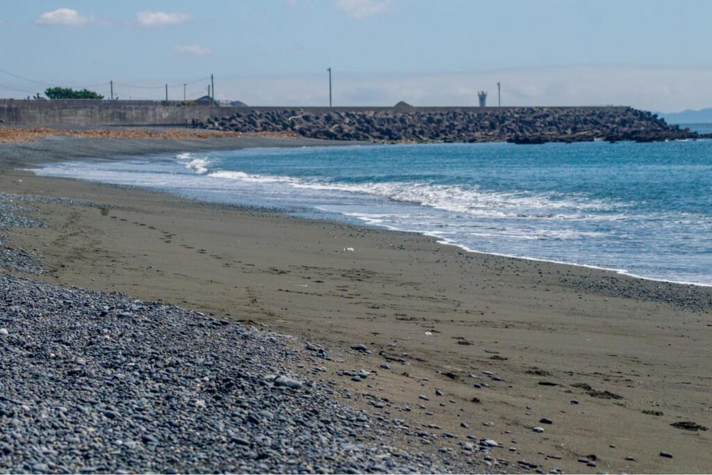 照ヶ崎海岸の浜辺