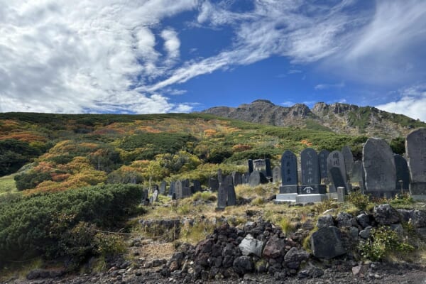 黒沢口登山道からの景色