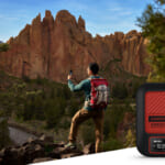 「inReach Messenger Plus」（Garmin）を登山で使用中