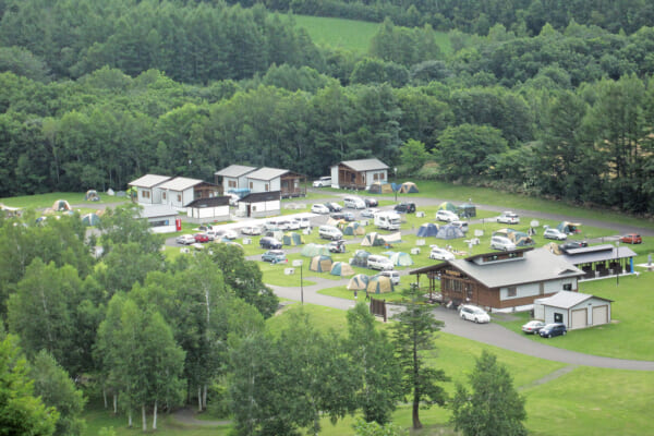 北海道斜里郡の清里オートキャンプ場