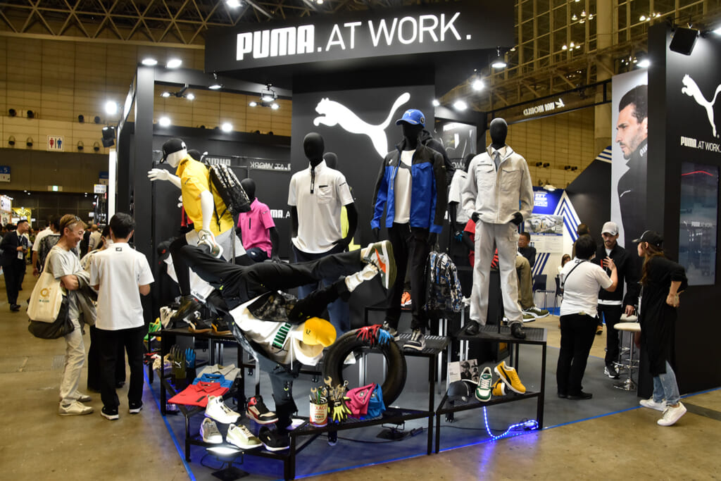 国際ガーデン＆アウトドアEXPOのPUMA.AT WORK.ブース