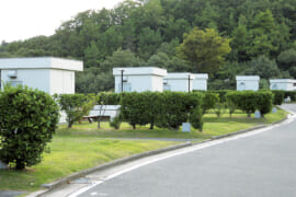 香川県小豆郡小豆島町の小豆島ふるさと村キャンプ場