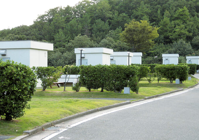 香川県小豆郡小豆島町の小豆島ふるさと村キャンプ場