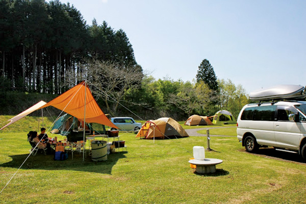 熊本県上益城郡の服掛松キャンプ場