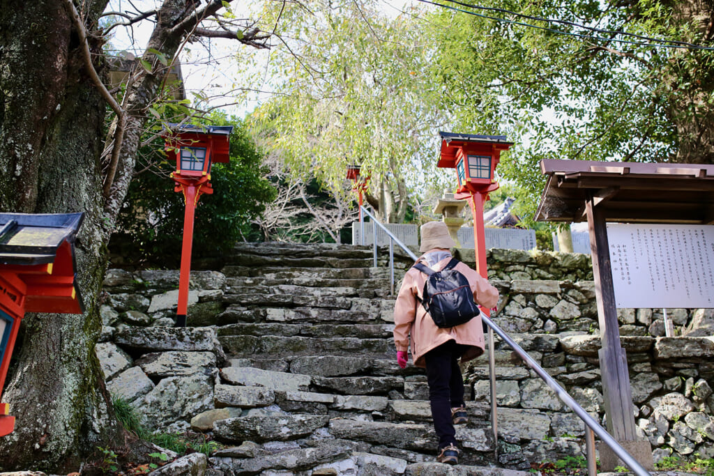 橘本神社の石段