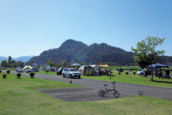 福島県大沼郡のせせらぎ公園オートキャンプ場