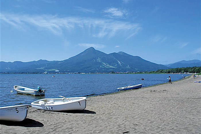 福島県猪苗代町の天神浜オートキャンプ