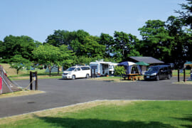 虻田郡洞爺湖町の洞爺水辺の里 財田キャンプ場