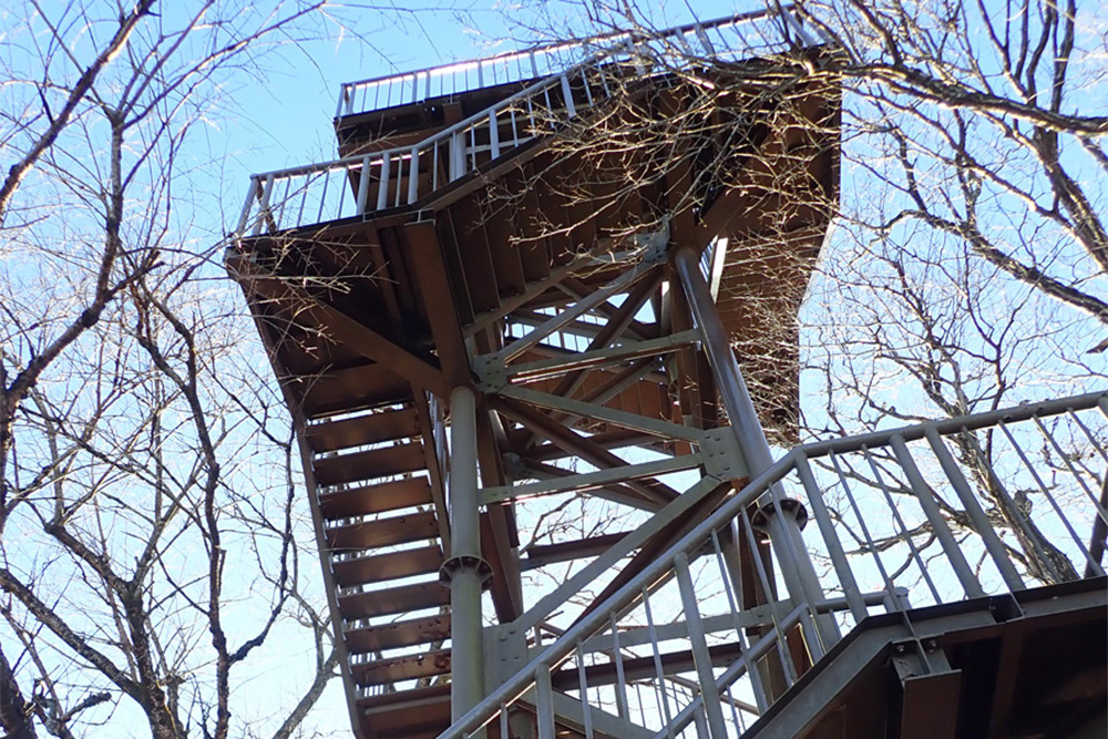 仏果山山頂の展望台