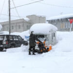 豪雪の車中泊