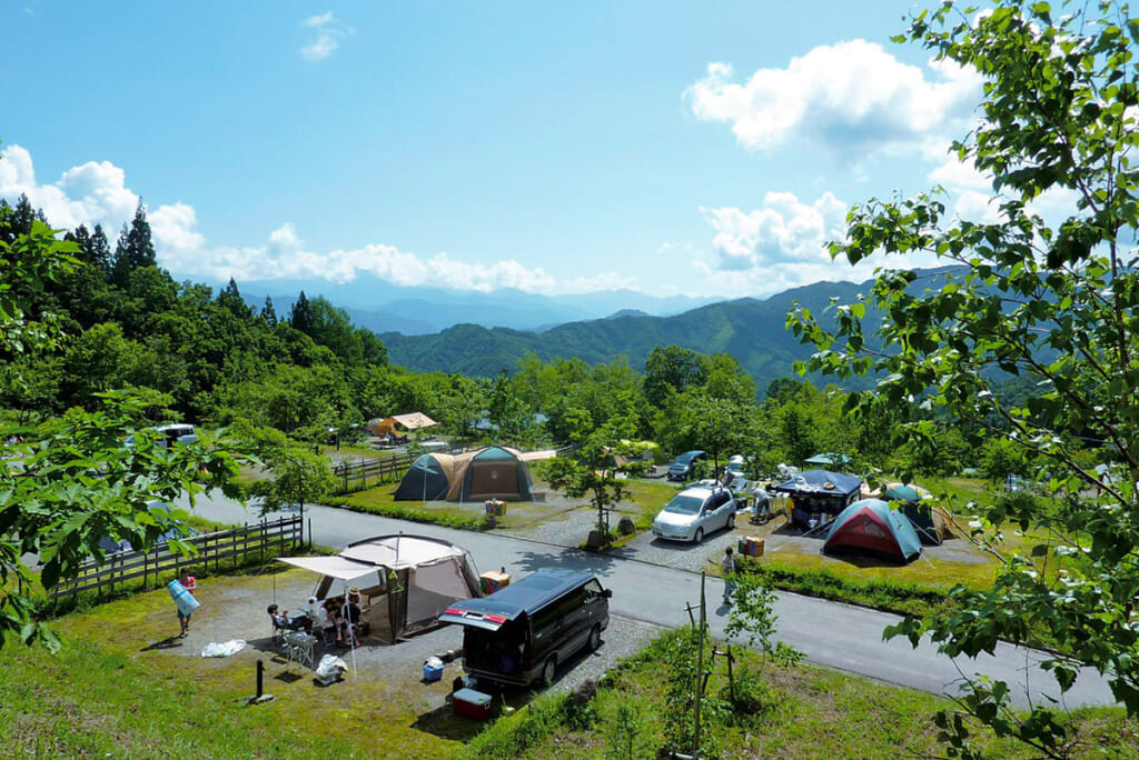 岐阜県飛騨市のひだ流葉オートキャンプ場