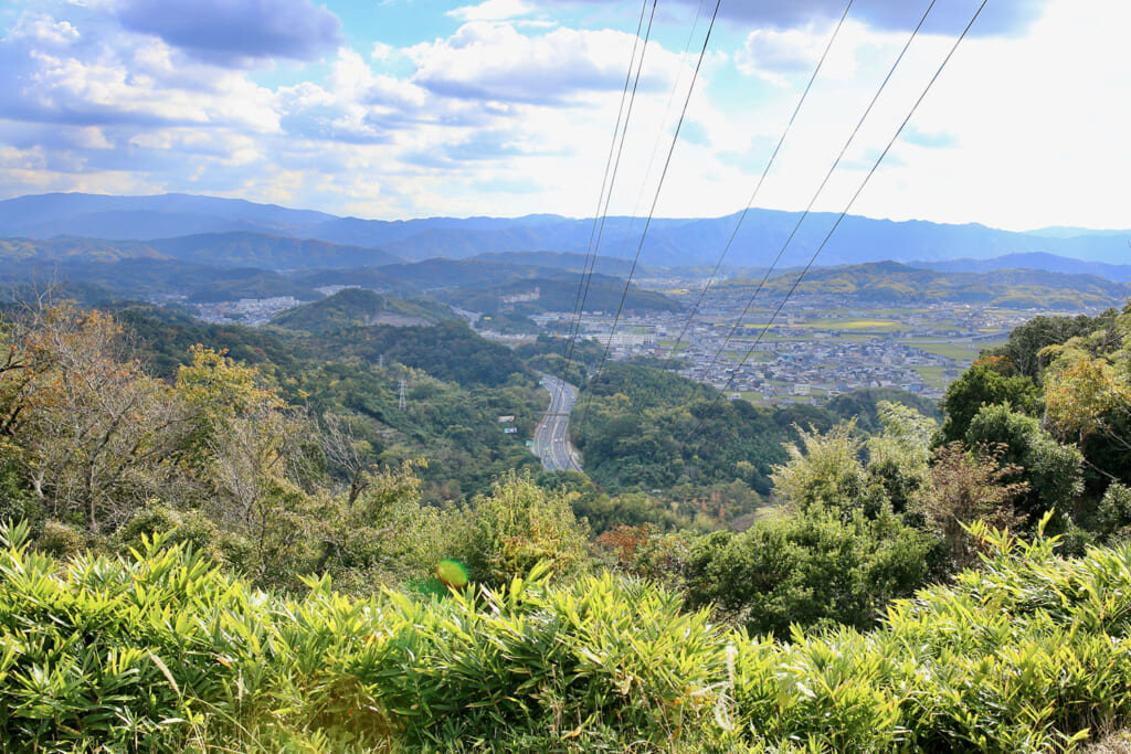 大日山35号墳後方部からの景色