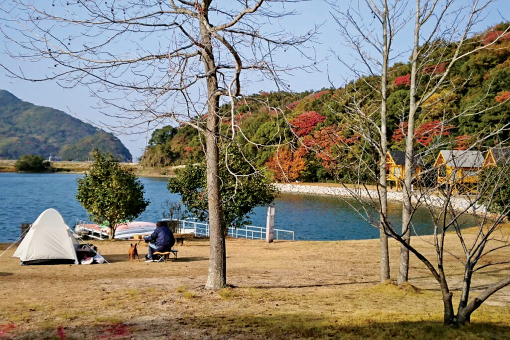 愛媛県西予市の大池オートキャンプ場