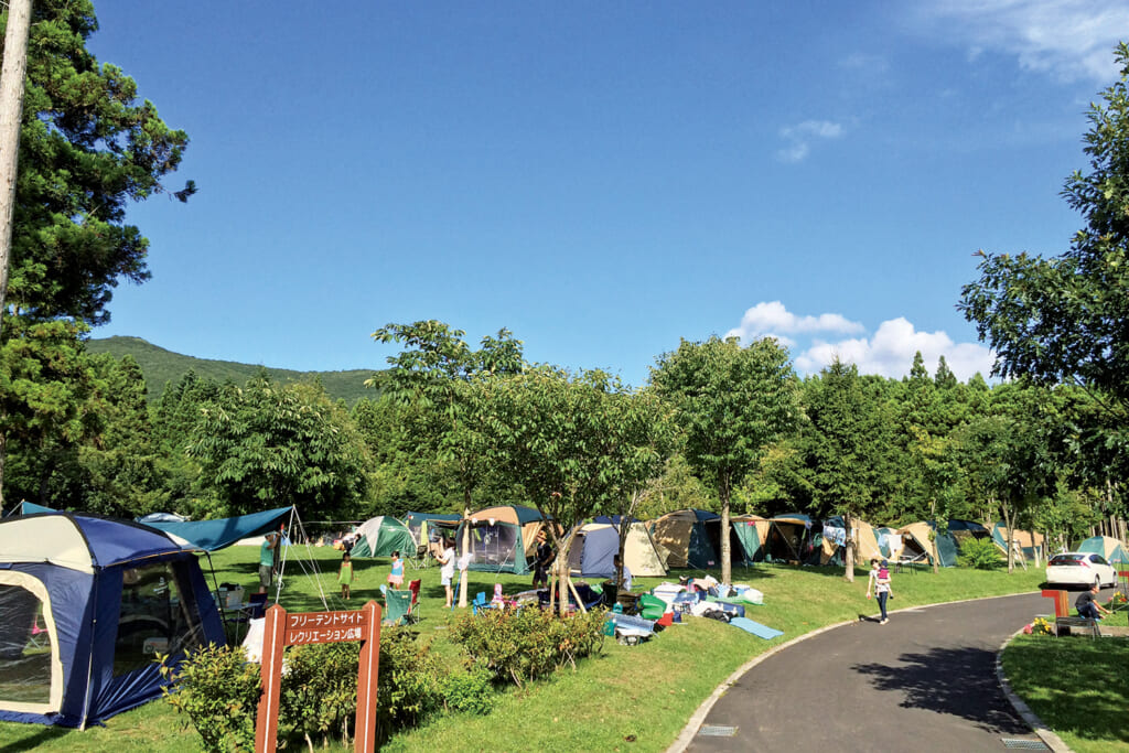 北海道函館市の白石公園 はこだてオートキャンプ場