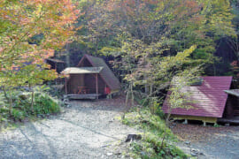 山梨県南都留郡のスカイバレーキャンプ場