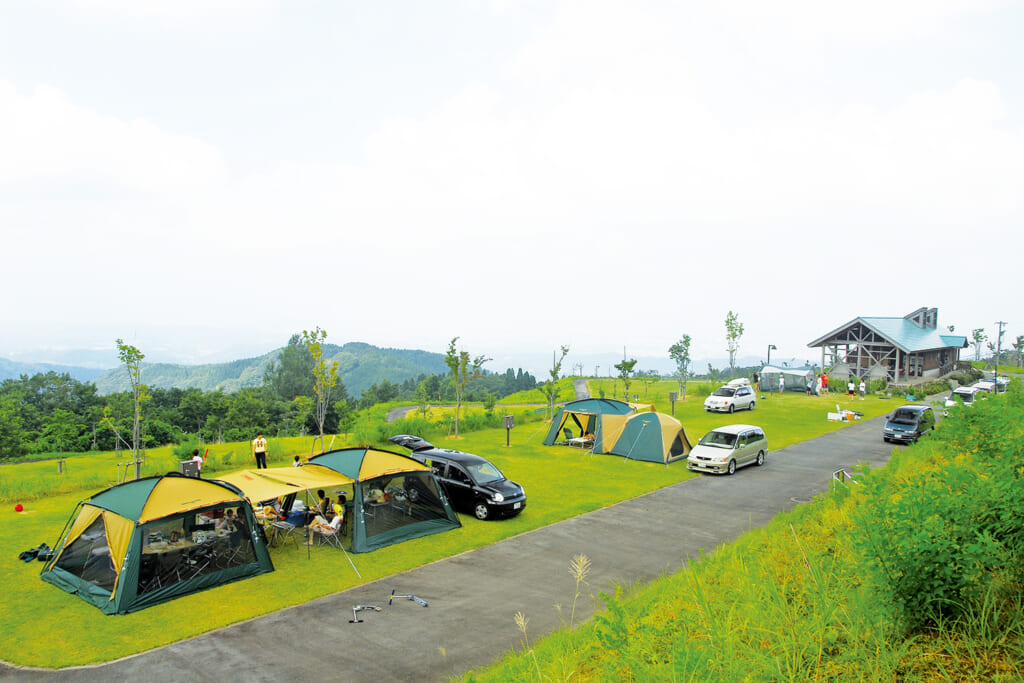 富山県富山市の牛岳オートキャンプ場きらら